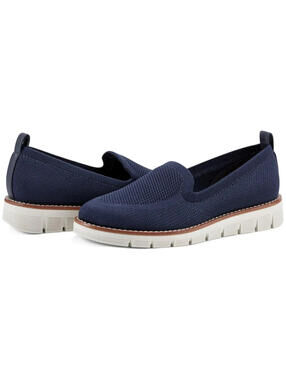 Easy Spirit Sevalina 2 Dark Blue Casual Knit Slip on Sz 10 $89 MSRP Soft Loafer